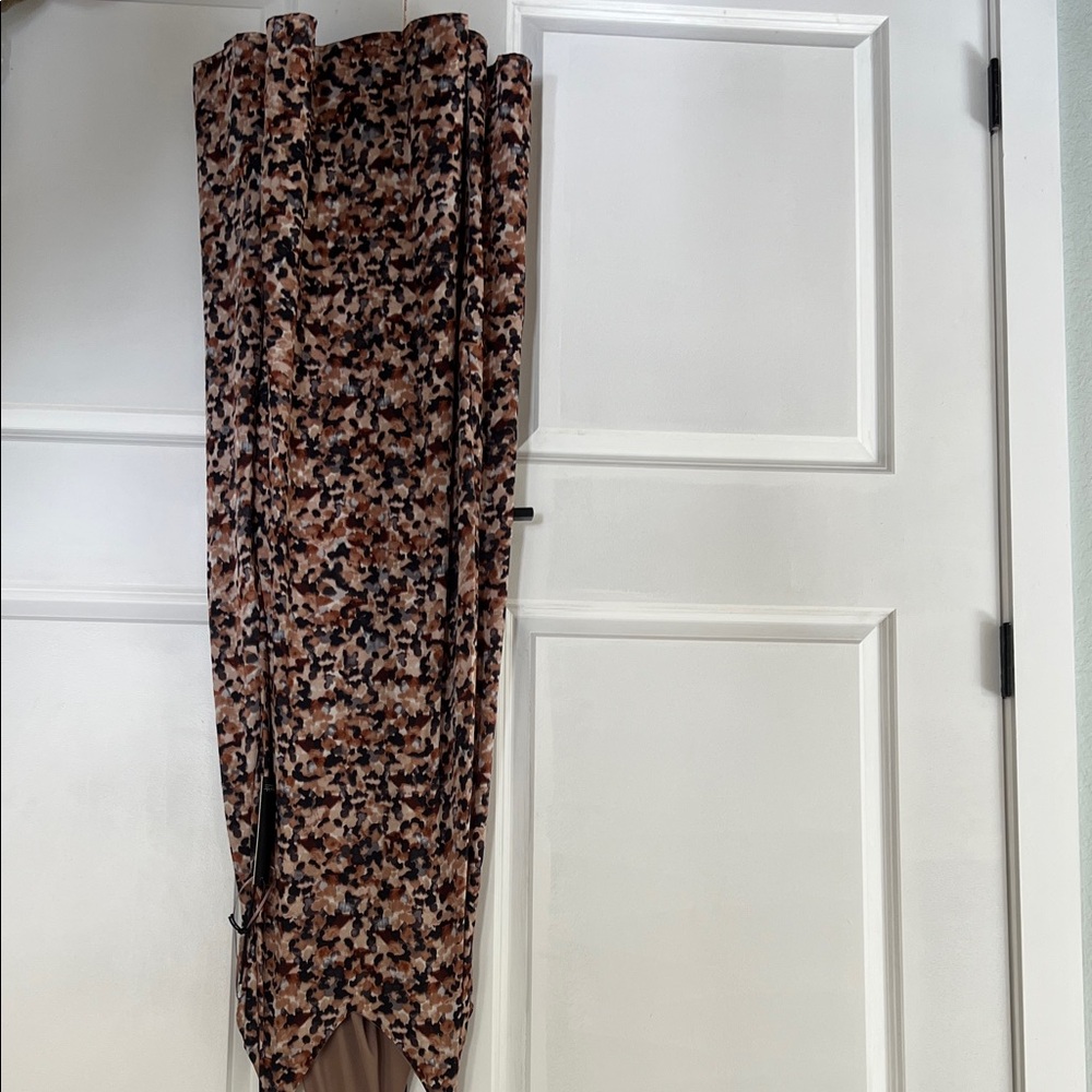 Nicole Miller Brown and Black Maxi Dress - Picture 2 of 3